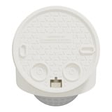 Merten Bewegungsmelder ARGUS 220-360 Präsenzmelder Aufputz mit passivem Infrarotsensor weiß (matt), Retail