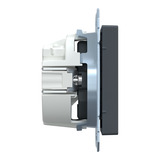 Merten Schutzkontakt Steckdose Schraub Liftklemme anthrazit, Retail