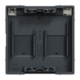 Merten Zentralplatte für Modular Jack mit Schreibfeld anthrazit, Retail