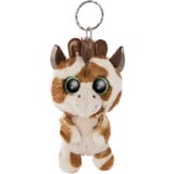 NICI Glubschis Schlüsselanhänger Giraffe Halla, Kuscheltier beige/braun, Safari, 9 cm