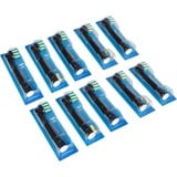  Oral-B Pro CrossAction Aufsteckbürsten 10er schwarz, Frustfreie Umverpackung