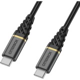 Otterbox USB 2.0 Kabel, USB-C Stecker > USB-C Stecker schwarz, 1 Meter, PD, gesleevt