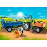 PLAYMOBIL 71249 Traktor mit Hänger, Konstruktionsspielzeug 