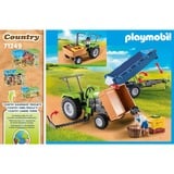 PLAYMOBIL 71249 Traktor mit Hänger, Konstruktionsspielzeug 