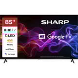 SHARP 85HP5765E, QLED-Fernseher 215 cm (85 Zoll), schwarz, UltraHD/4K, Google TV
