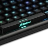 Sharkoon SKILLER SGK30, Gaming-Tastatur schwarz, ES-Layout, Huano Red