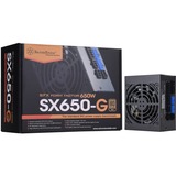 SilverStone SST-SX650-G V1.1 650W, PC-Netzteil schwarz, 4x PCIe, Kabel-Management, 650 Watt