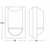 Steinel Bewegungsmelder IS 2180-2 Aufputz schwarz, Retail