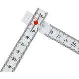 Wiha Gliedermaßstab Longlife Plus Composite, 2 Meter, Messlatte weiß