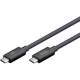 goobay USB4 Version 2.0 Kabel, USB-C Stecker > USB-C Stecker, 80Gbit/s schwarz, 1,2 Meter, Laden mit bis zu 240 Watt