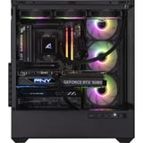 ALTERNATE Custom PC Series • Red Thunder Elements, Gaming-PC schwarz/transparent, ohne Betriebssystem