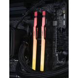 ALTERNATE Custom PC Series • Red Thunder Elements, Gaming-PC schwarz/transparent, ohne Betriebssystem