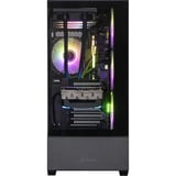 ALTERNATE Custom PC Series • Red Thunder Elements, Gaming-PC schwarz/transparent, ohne Betriebssystem