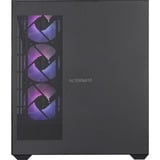 ALTERNATE Custom PC Series • Red Thunder Elements, Gaming-PC schwarz/transparent, ohne Betriebssystem