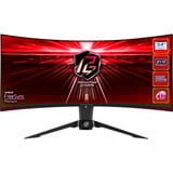 ASRock PG34WQ15R2B, Gaming-Monitor 86 cm (34 Zoll), schwarz, WQHD, VA, AMD Free-Sync Premium, Wi-Fi Antenne, 165Hz Panel