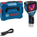 Bosch Professional Akku-Wärmebildkamera GTC 600 C Professional, 12Volt, Thermodetektor blau/schwarz, ohne Akku und Ladegerät, L-BOXX