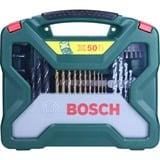 Bosch X-Line Titanium Bohrer- und Schrauber-Set, 50-teilig, Bohrer- & Bit-Satz grün