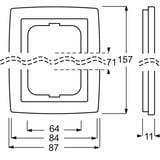 Busch-Jaeger Rahmen zwei fach Retail