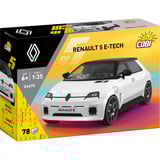 COBI Renault 5 E-Tech, Konstruktionsspielzeug weiß, Maßstab 1:35