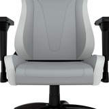 Corsair TC200 LEATHERETTE, Gaming-Stuhl hellgrau/weiß