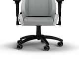 Corsair TC200 LEATHERETTE, Gaming-Stuhl hellgrau/weiß