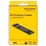 DeLOCK PCIe x1 > M.2 Key M Adapter, Schnittstellenkarte 