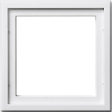 Gira Montageadapter 1fach für Abdeckrahmen Gira E2 für flachen Einbau weiß, Retail