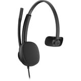 HP Poly Mission 415 Mono-USB-Headset Classic (kabelgebunden) BULK schwarz, USB Type-C und Type-A, Schaumstoff-Ohrpolster (Oberflächenmaterial)