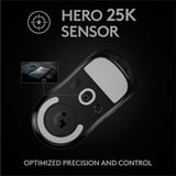 Logitech Gaming PRO X SUPERLIGHT, Gaming-Maus schwarz, HERO-Sensor