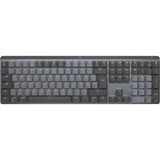 Logitech MX Mechanical, Tastatur hellgrau/dunkelgrau, DE-Layout, taktile Schalter, Logi Bolt, Bluetooth