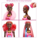 Mattel Barbie Color Reveal Glitzer! Haarwechsel Puppe Glitzerblau mit 25 Überraschungen