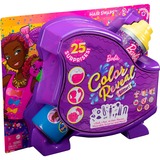 Mattel Barbie Color Reveal Glitzer! Haarwechsel Puppe Glitzerblau mit 25 Überraschungen