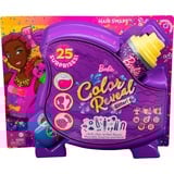Mattel Barbie Color Reveal Glitzer! Haarwechsel Puppe Glitzerblau mit 25 Überraschungen