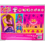Mattel Barbie Color Reveal Glitzer! Haarwechsel Puppe Glitzerblau mit 25 Überraschungen