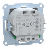Merten Schutzkontakt Steckdose mit USB Ladegerät, Typ MEG2367-0460, Unterputz, 16 Ampere, 250 Volt aluminium, Retail