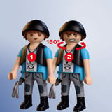 PLAYMOBIL 72079 City Action Verfolgungsjagd mit Motorrad, Konstruktionsspielzeug 