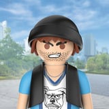 PLAYMOBIL 72079 City Action Verfolgungsjagd mit Motorrad, Konstruktionsspielzeug 
