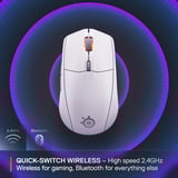 SteelSeries Rival 3 Wireless Gen 2, Gaming-Maus weiß