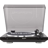 TechniSat LP 200 Vintage Edition, Plattenspieler schwarz/silber, inkl. zwei LPs, Phonovorverstärker, USB-Anschluss