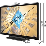 Toshiba 24WK3C63DAY, LED-Fernseher 60 cm(24 Zoll), schwarz, WXGA, HDR, Triple Tuner