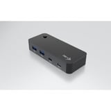 i-tec Universal KVM HUB, Dockingstation schwarz, 2x USB-A- und 2x USB-C