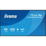 iiyama ProLite LH6564UHS-B1AG, Public Display schwarz (matt), UltraHD/4K, VA, WiFi, Fernbedienung