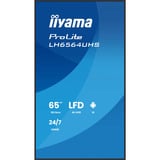 iiyama ProLite LH6564UHS-B1AG, Public Display schwarz (matt), UltraHD/4K, VA, WiFi, Fernbedienung