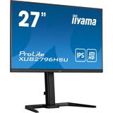 iiyama ProLite XUB2796HSU-B5, LED-Monitor 69 cm (27 Zoll), schwarz, FullHD, IPS, 75 Hz, HDMI