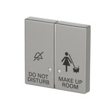 0 Elektroniktaster zweiteilige Wippe mit Symbolik DND/MUR edelstahl, Retail