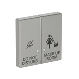 0 Elektroniktaster zweiteilige Wippe mit Symbolik DND/MUR edelstahl, Retail