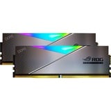 ADATA DIMM 32 GB DDR5-6600 (2x 16 GB) Dual-Kit, Arbeitsspeicher silber, AX5U6600C3216G-DCLARROG, Lancer RGB, INTEL XMP, ROG-zertifiziert