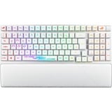 ASUS ROG Strix Scope II 96 RX Wireless, Gaming-Tastatur weiß, DE-Layout, ROG RX Red