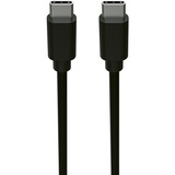 Ansmann USB 3.2 Gen 1 Kabel, USB-C Stecker > USB-C Stecker schwarz, 2 Meter, Laden mit bis zu 60 Watt