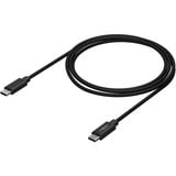 Ansmann USB 3.2 Gen 1 Kabel, USB-C Stecker > USB-C Stecker schwarz, 2 Meter, Laden mit bis zu 60 Watt